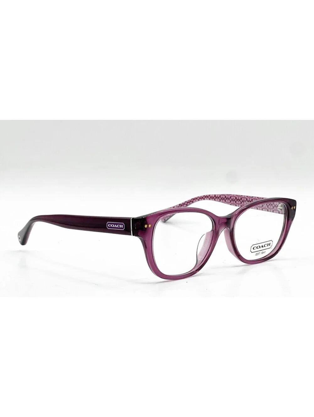 Coach HC 6029F 5043 Purple Full Rim Authentic Eyeglass Frames 51-17